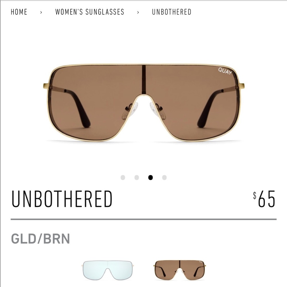 Quay Unbothered Sunglasses brown